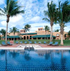 - Nestling on the shores of the Indian Ocean, is the magnificent Pemba Beach Resort Hotel